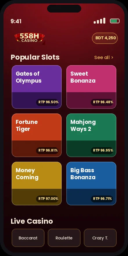 558H App slot games